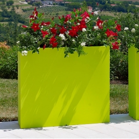 Kube High Slim Plant box flowerpot